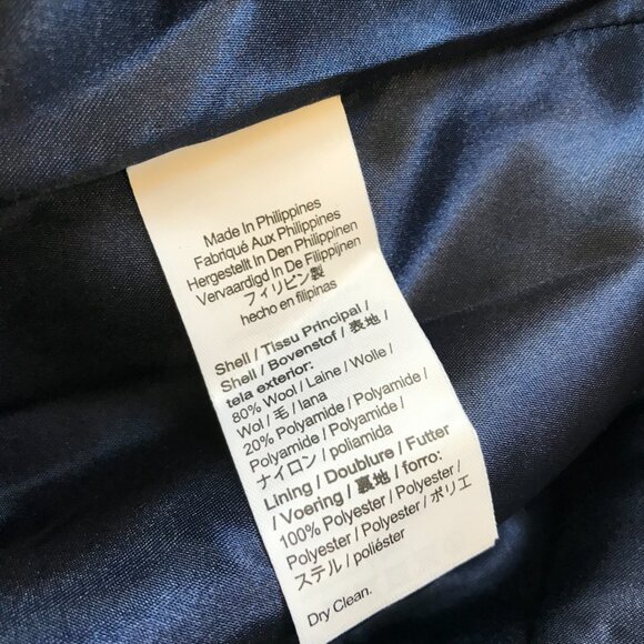 NWT JCrew Warwick Top Coat Jacket Womens 0 Black Italian Stadium Cloth Wool NEW - Picture 6 of 12